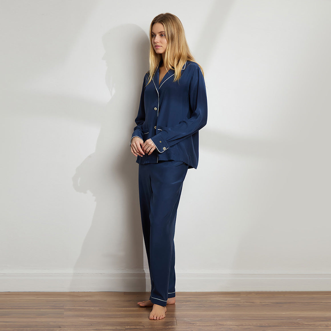 Washable Silk Long PJ Set