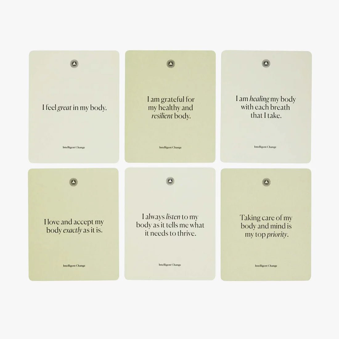 Mindful Affirmation Cards for Health & Wellbeing