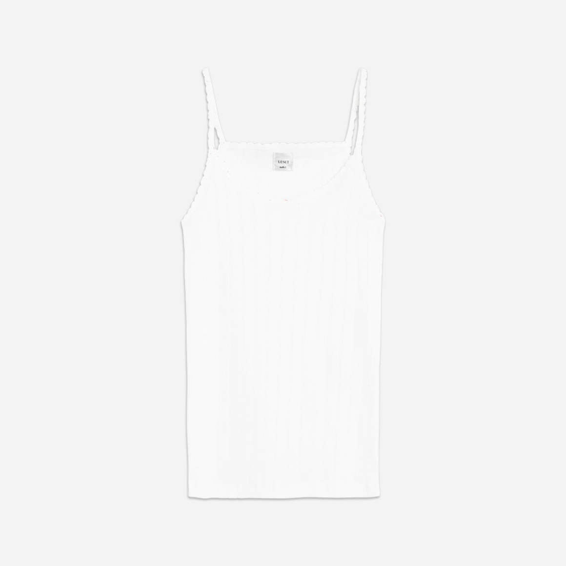 Pointelle Cotton Tank Top