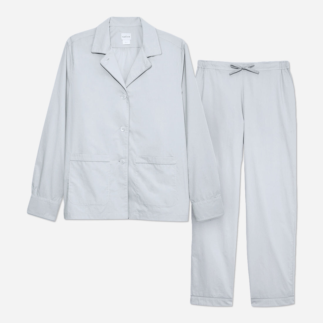 Organic Cotton Poplin Long PJ Set