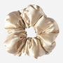 Silk Padded Scrunchie - Dusty Gold