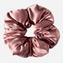 Silk Padded Scrunchie - Damask Rose