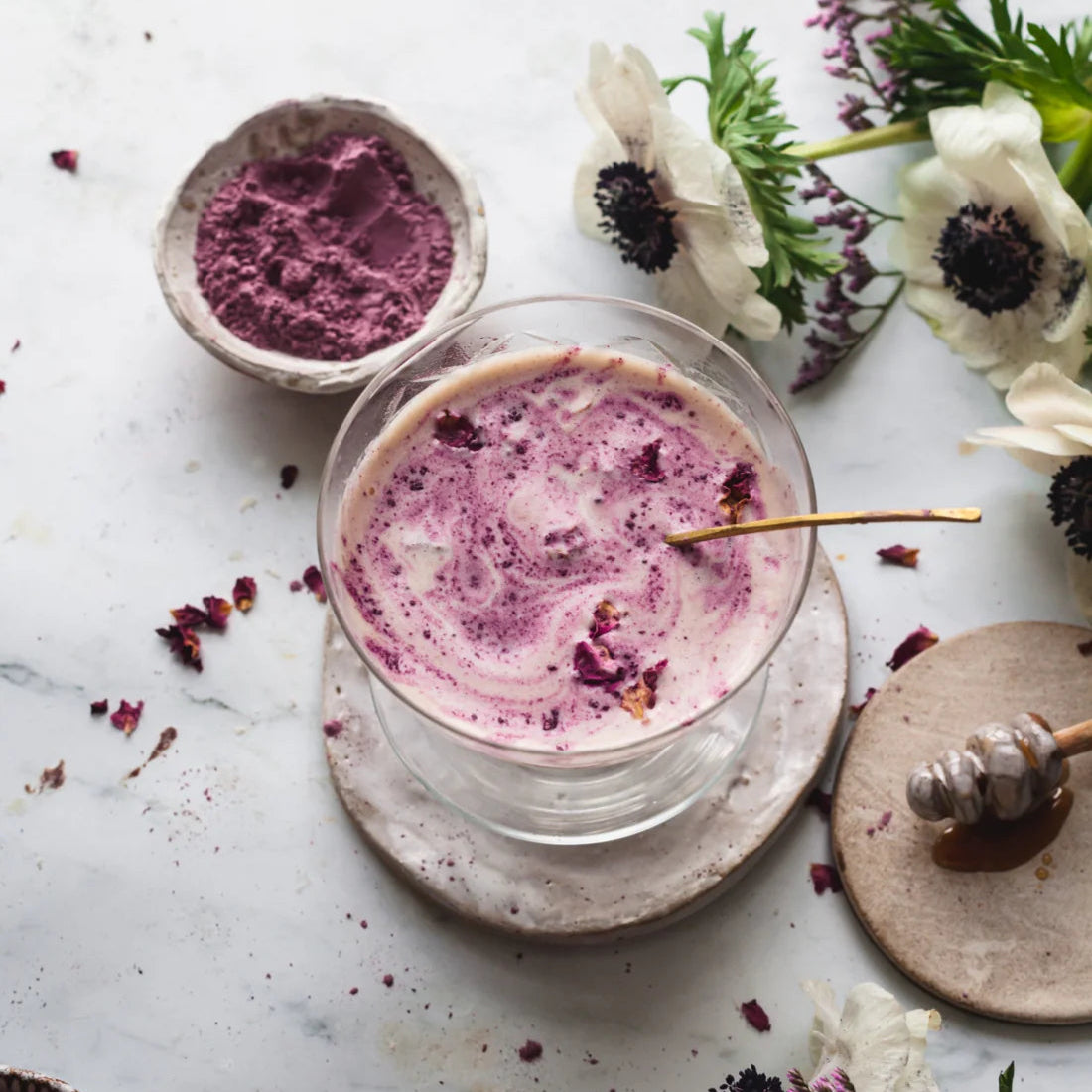 Rose Open Heart Herbal Powder
