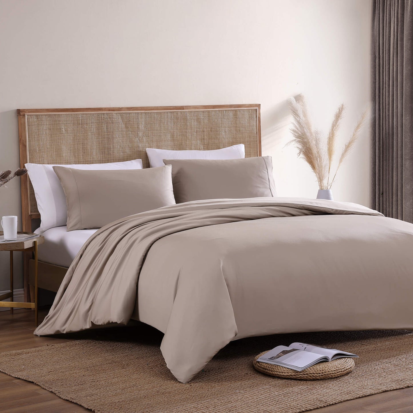 Natural Premium Bamboo Pillowcase Set