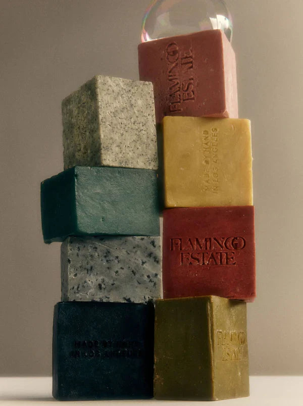 Lavender Activated Charcoal Soap Brick