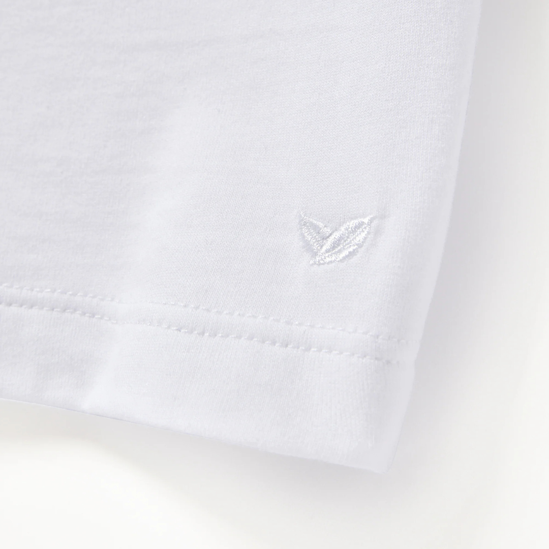 Men's Pima Crew Neck Tee - White