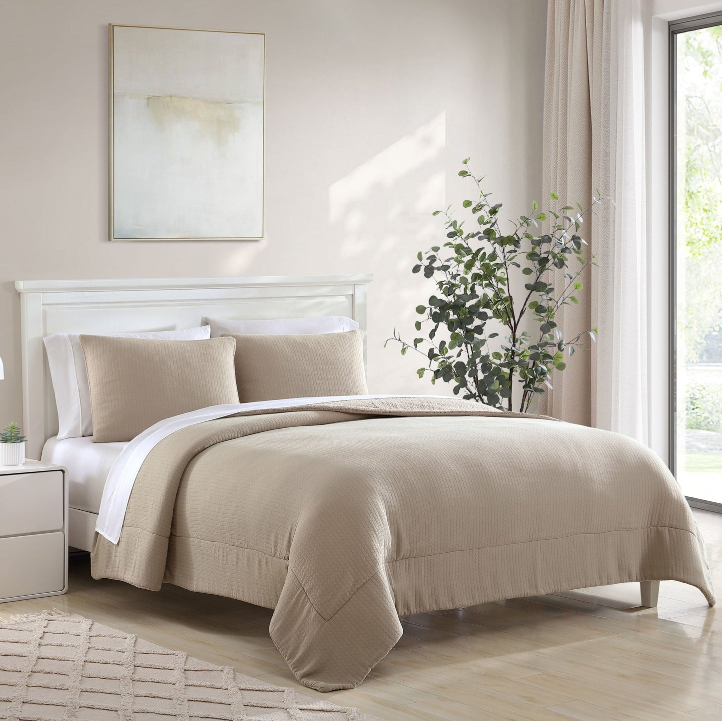 Natural Premium Bamboo Pillowcase Set