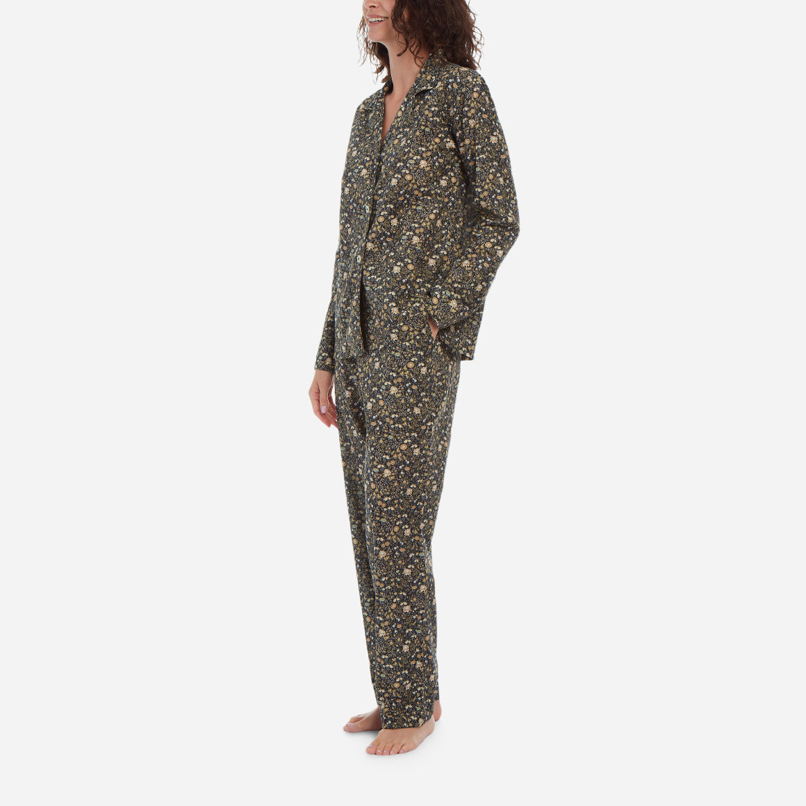 Floral Organic Cotton Long PJ Set