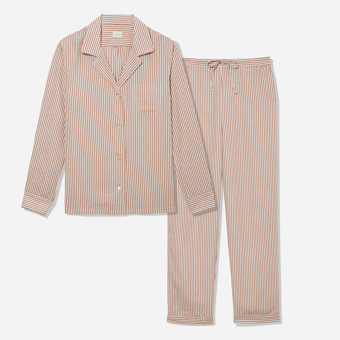 TENCEL™ Ticking Stripe Long PJ Set