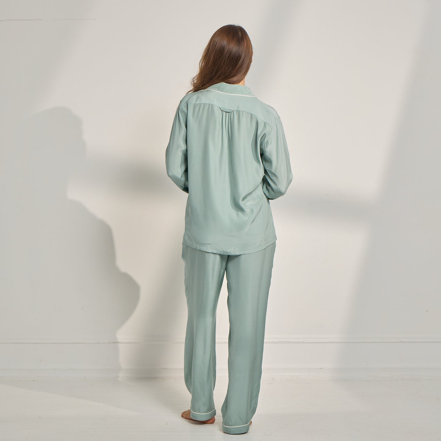 Washable Silk Long PJ Set