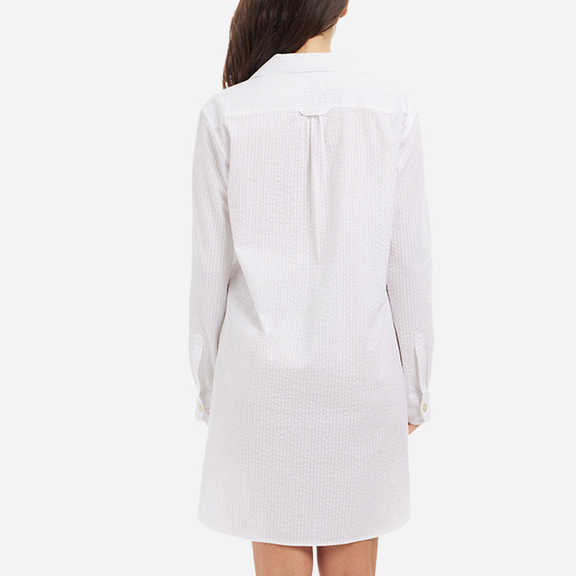 Seersucker Cotton Night Shirt