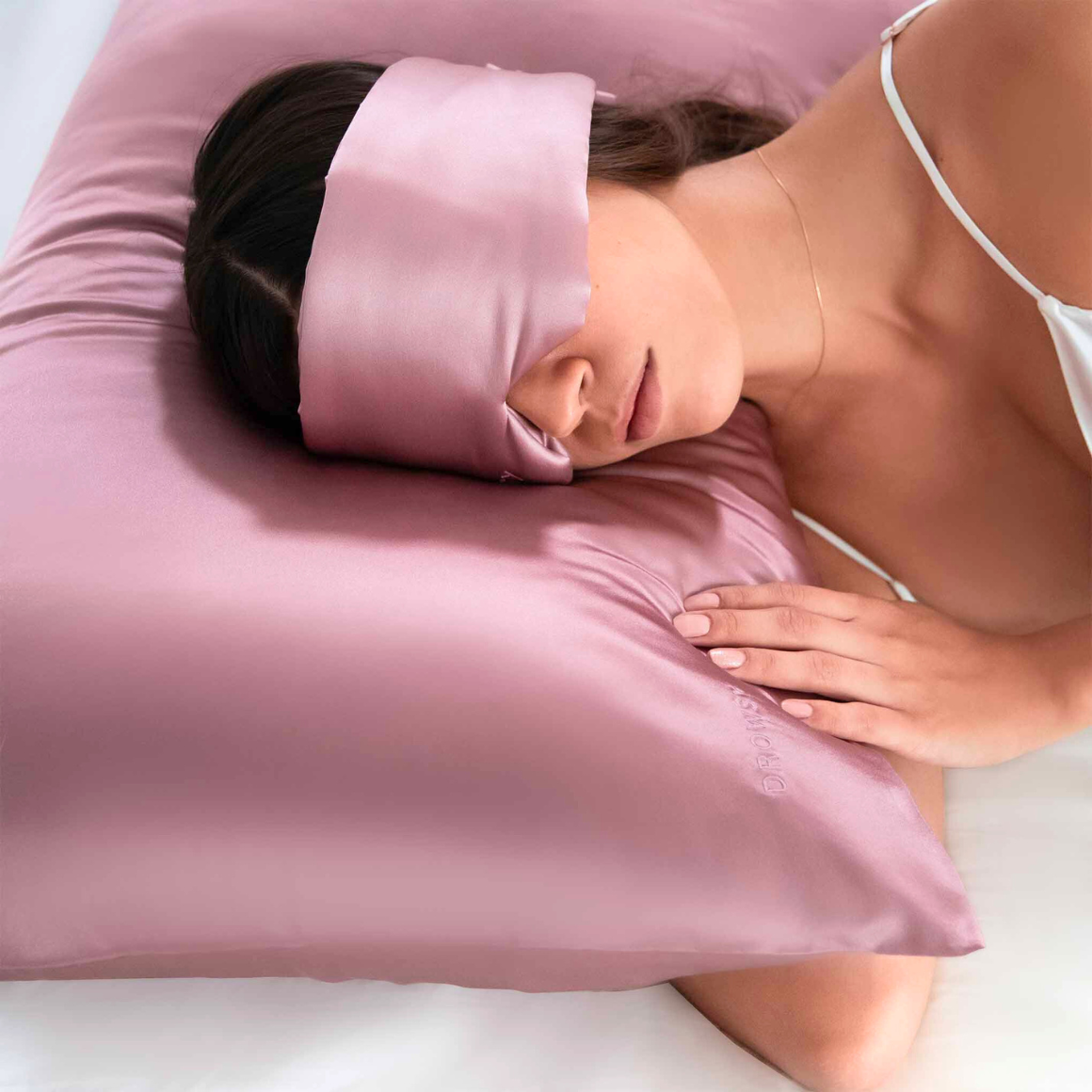 Silk Pillowcase - Damask Rose