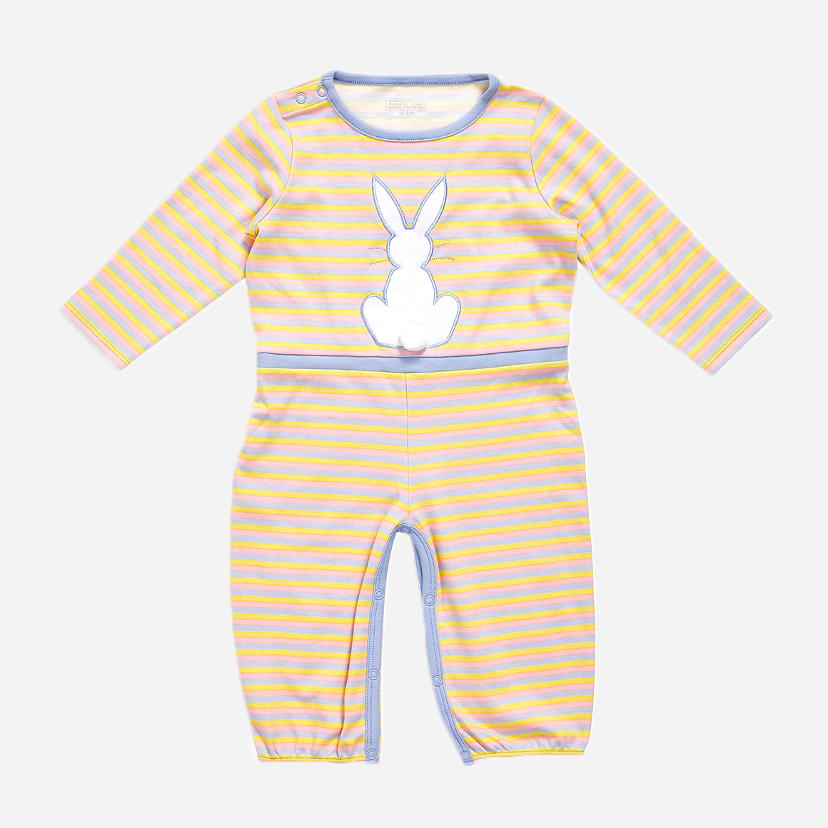 Dreamy Striped Bunny Onesie