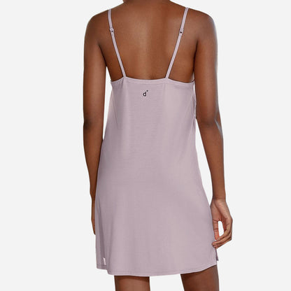 Designed with your comfort in mind, this slip dress features a relaxed fit and a silky-smooth texture that gently caresses your skin. The lightweight fabric allows for freedom of movement, ensuring that you can enjoy uninterrupted sleep without feeling restricted.