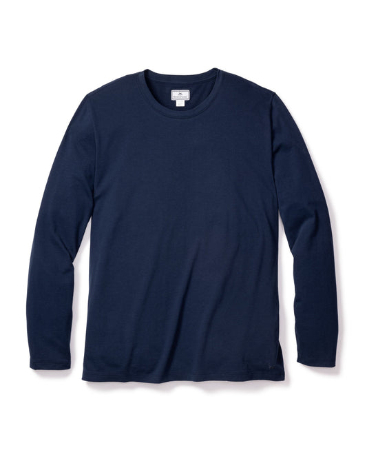 Men's Pima Long Sleeve Tee - Navy