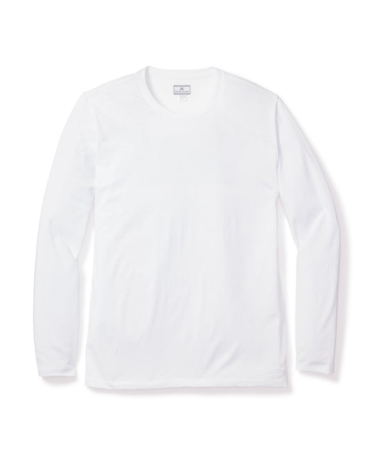 Men's Pima Long Sleeve Tee - White