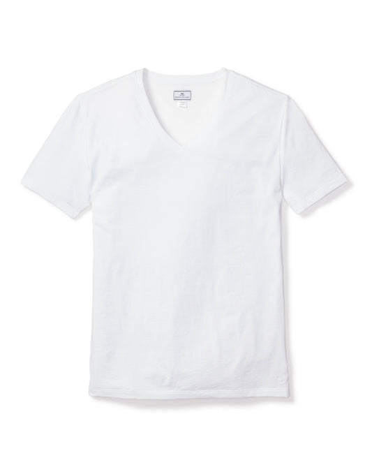 Men's Pima V-Neck Tee - White
