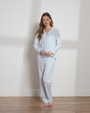 Printed Organic Pima Cotton Long PJ Set