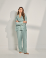 Washable Silk Long PJ Set
