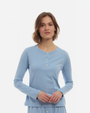 Organic Pima Cotton Long Sleeve Henley