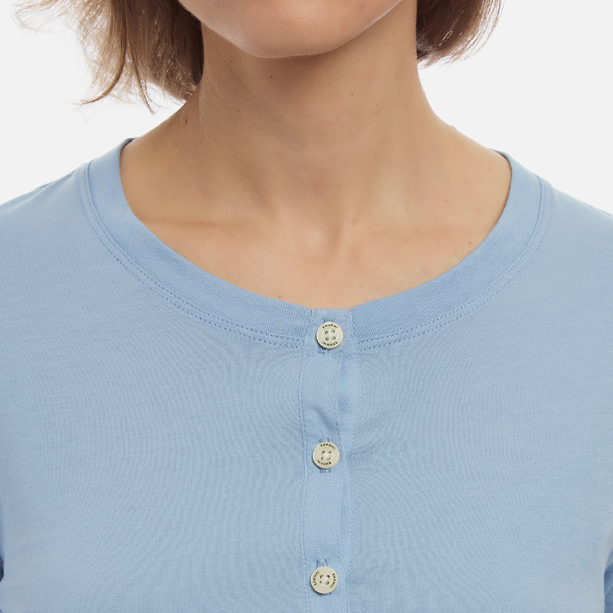 Organic Pima Cotton Long Sleeve Henley