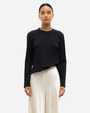 Margo Cotton Long Sleeve Crewneck Tee