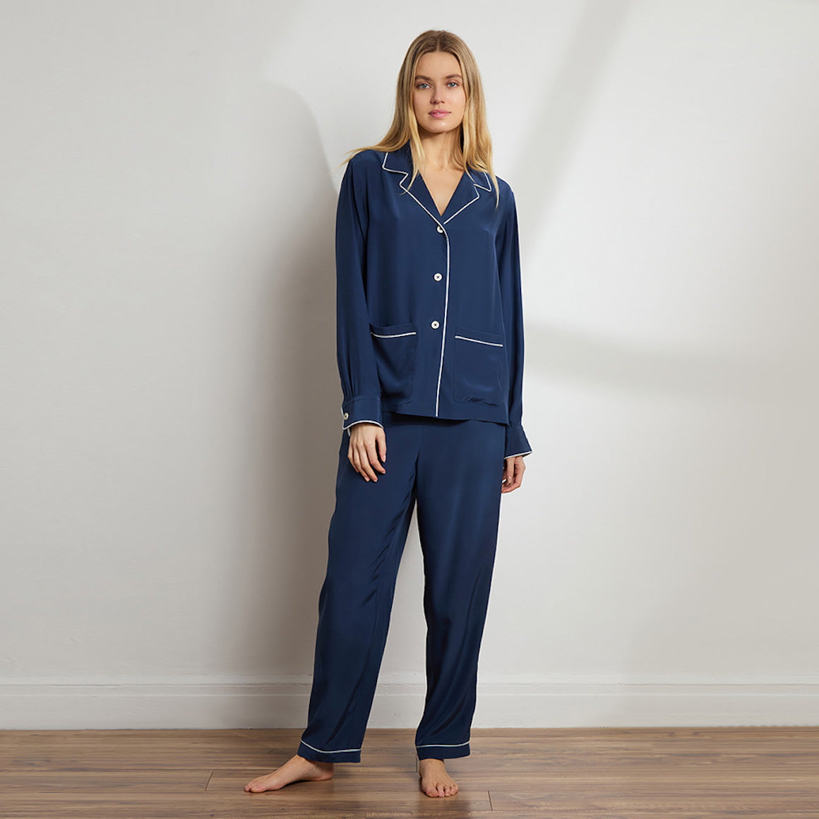 Washable Silk Long PJ Set