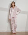 Printed Organic Pima Cotton Long PJ Set