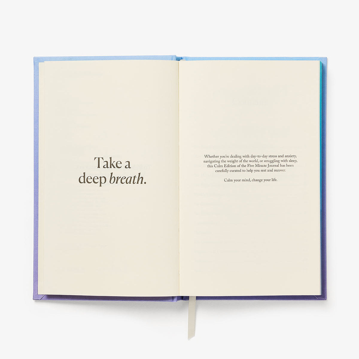 Calm x The Five Minute Journal