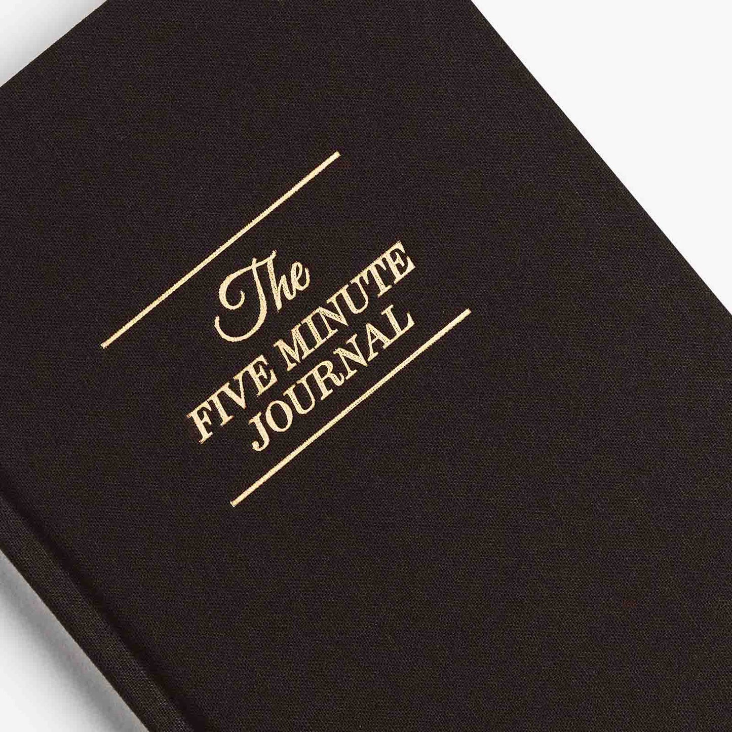 The Five Minute Journal - Bold Black