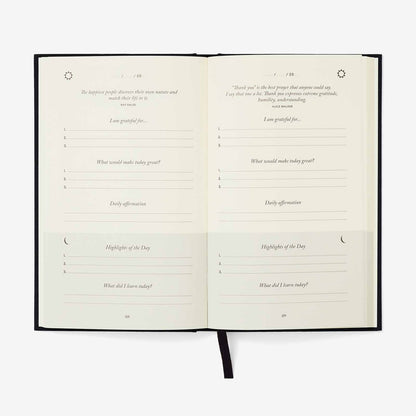 The Five Minute Journal - Bold Black