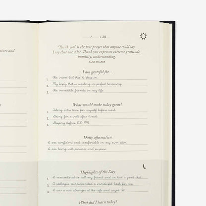 The Five Minute Journal - Bold Black