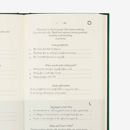 The Five Minute Journal - Earth Green