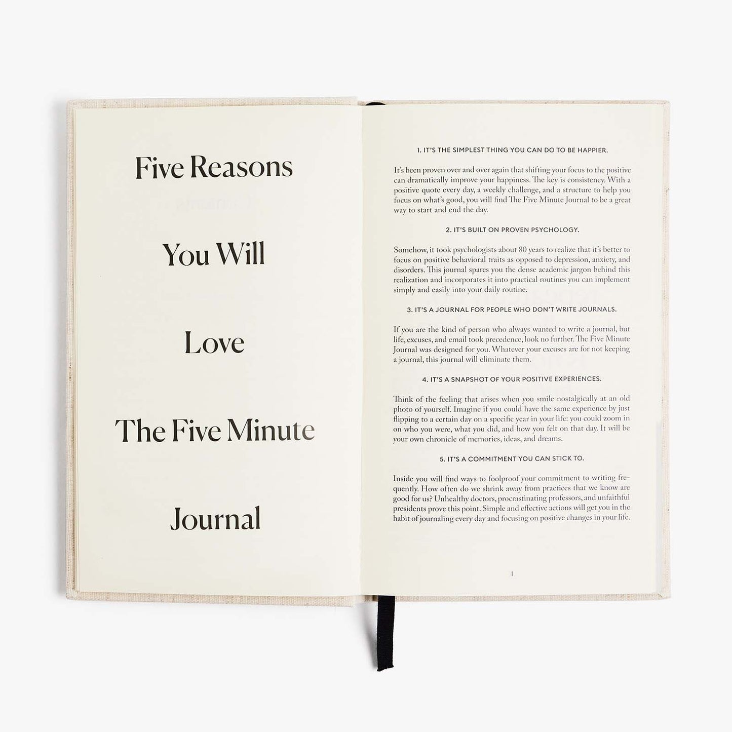 The Five Minute Journal - Original Linen