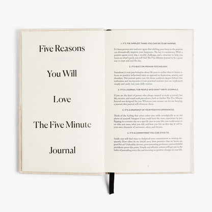 The Five Minute Journal - Original Linen