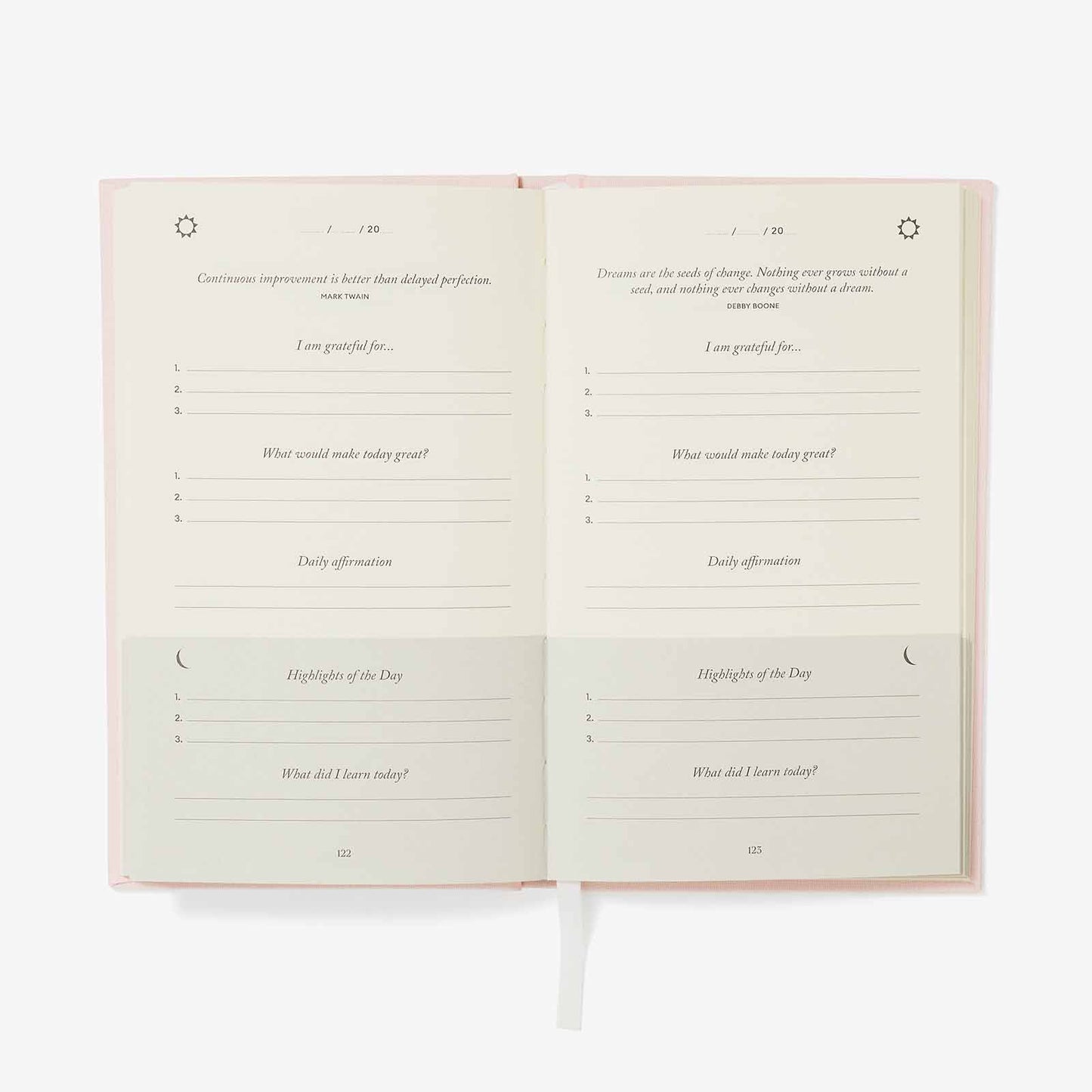The Five Minute Journal - Blush Pink