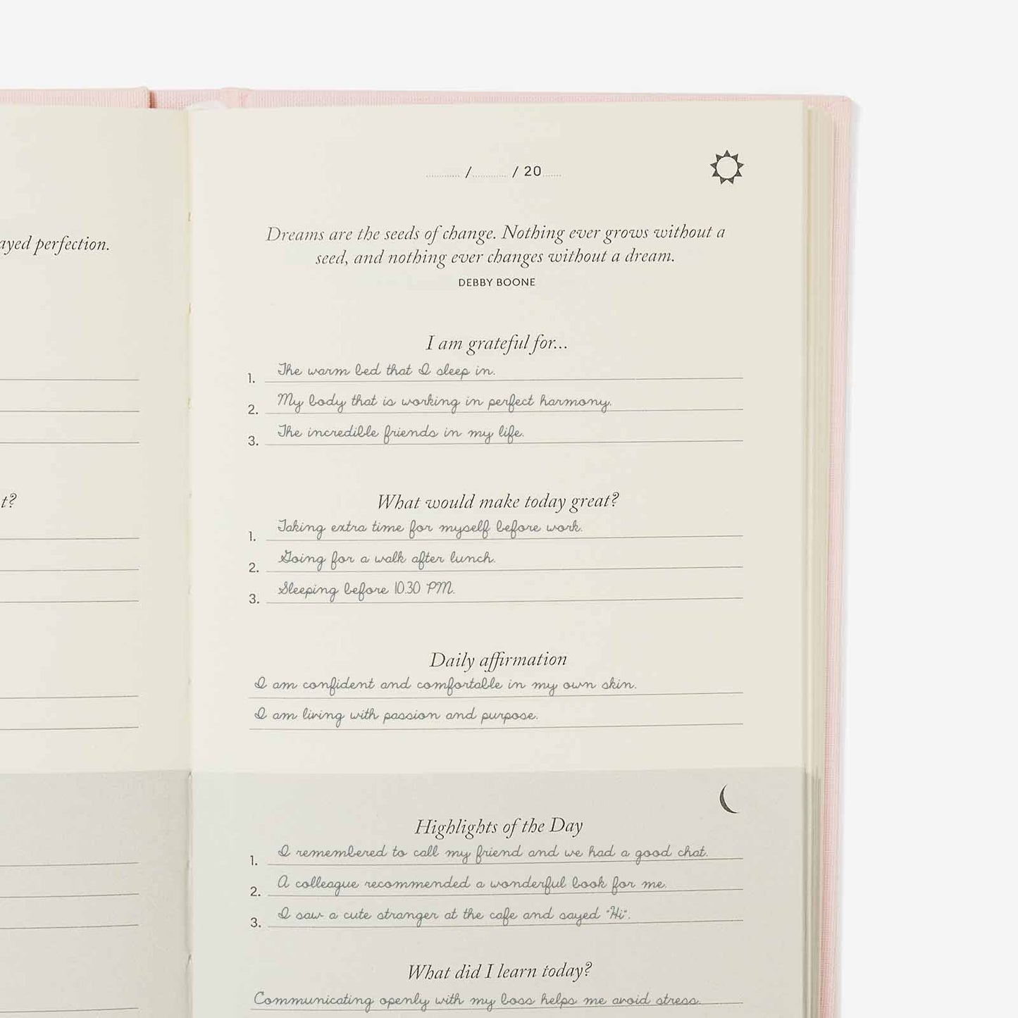 The Five Minute Journal - Blush Pink