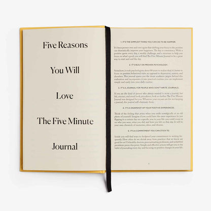 The Five Minute Journal - Sunshine Yellow