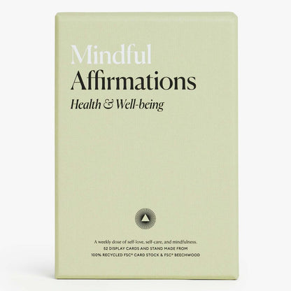 Mindful Affirmation Cards for Health & Wellbeing