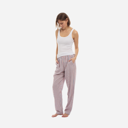Unisex Striped Tencel™ Boyfriend Pant