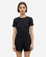 Pointelle Cotton Slim Fit Tee