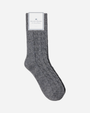Men's Cashmere Socks in Dark Heather Grey