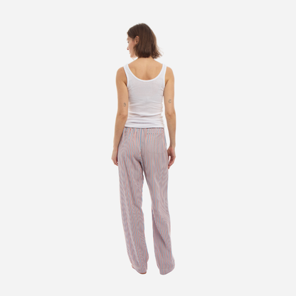 Unisex Striped Tencel™ Boyfriend Pant