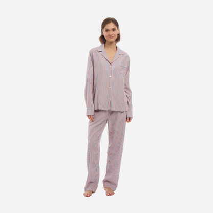 Striped Tencel™ Long PJ Set