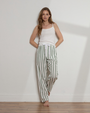 Unisex Striped Tencel™ Boyfriend Pant