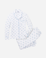 Women's Pima Pajama Set in Something Blue Bows