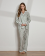 Striped Tencel™ Long PJ Set