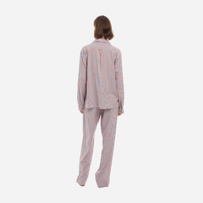 Striped Tencel™ Long PJ Set