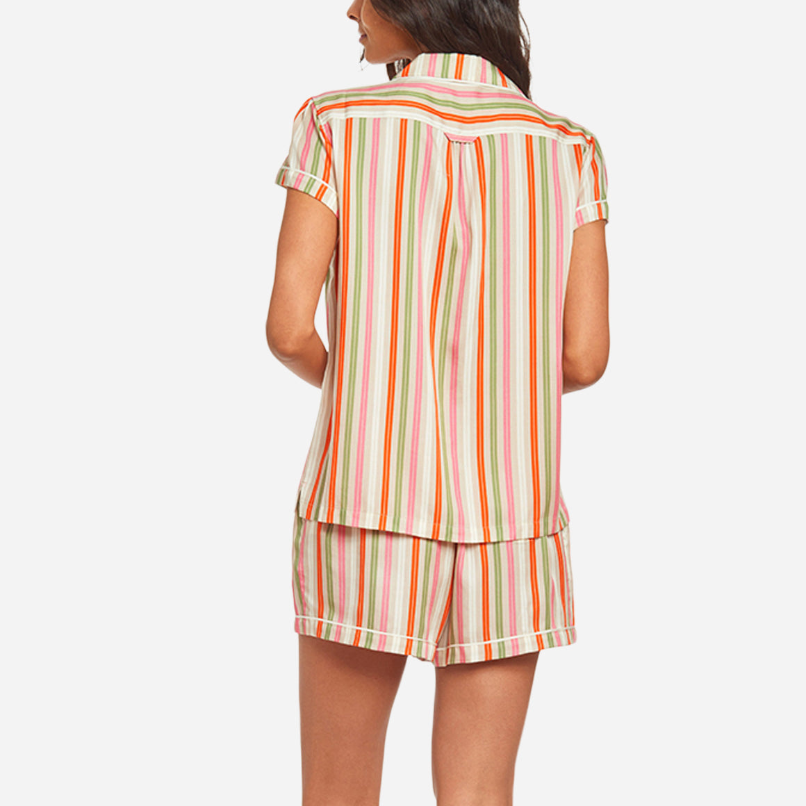 Striped Soft TENCEL™ Short PJ Set