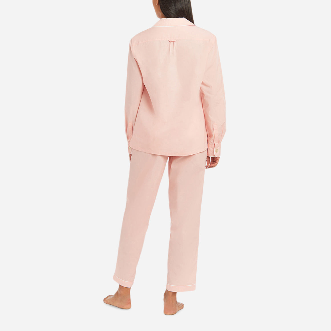 Organic Cotton Poplin Long PJ Set